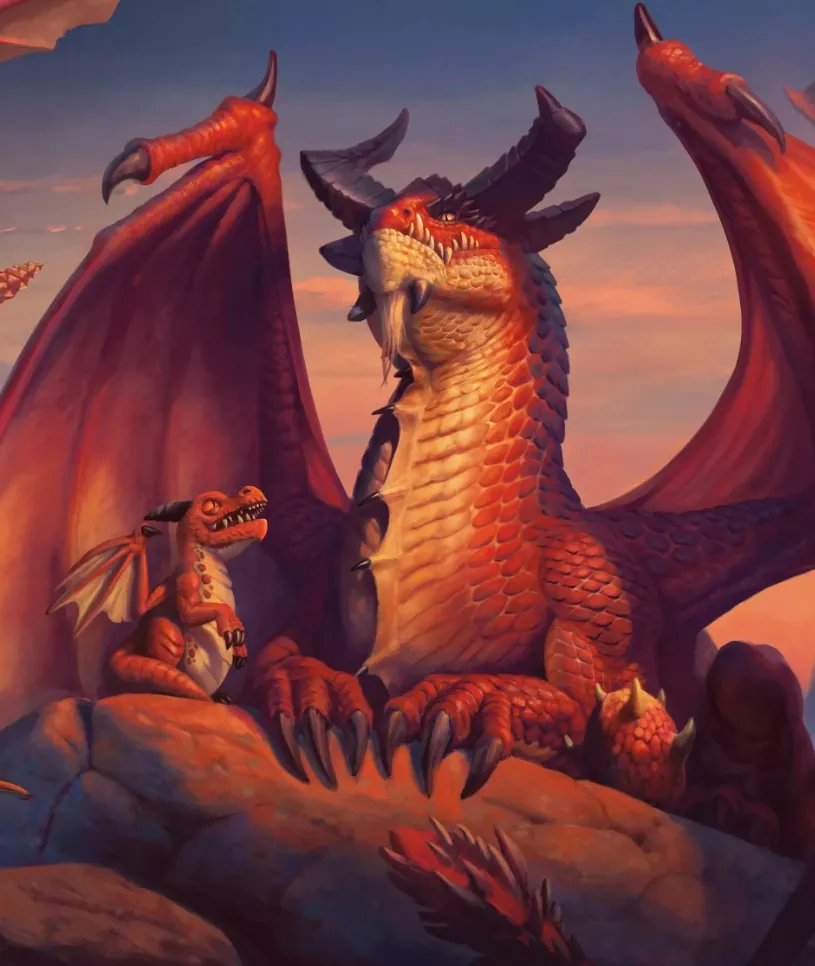 World of Warcraft dragon artwork